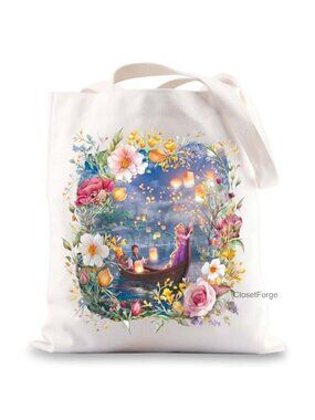 Princess Sun Tote Bag Floral Shoulder Bag Waterproof Gift